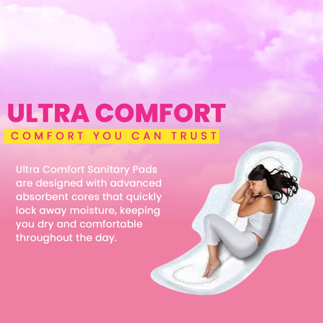 Snappy Extra Large Super Saver Pack - 18 Pads Gel Technology with Wings (Pack 3 )