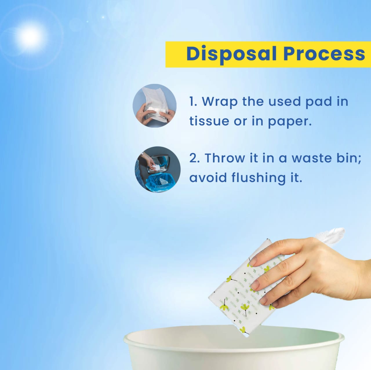 Snappy  Cottony Soft Sanitary Pads - 6 Pads Each , Leak-Lock System (Pack Of 8 ) XL